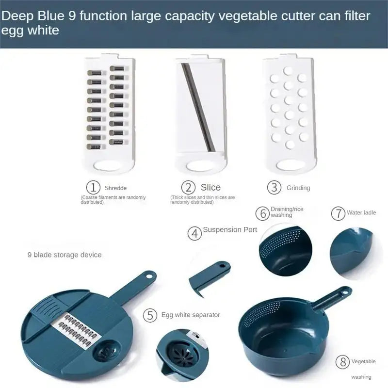 Multifunctional Vegetable Cutter Slicer - SkyHavenZen llc