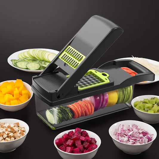 12 in 1 Multifunctional Vegetable Slicer Cutter Shredders - SkyHavenZen llc