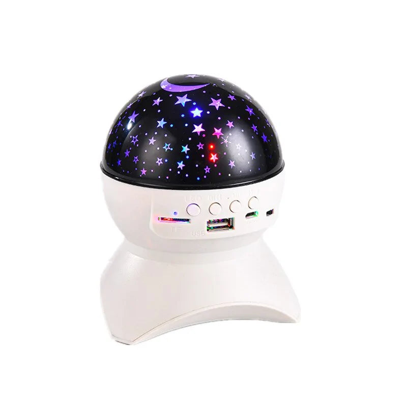 LED Laser Starry Sky Projector Lamp Speaker - SkyHavenZen llc