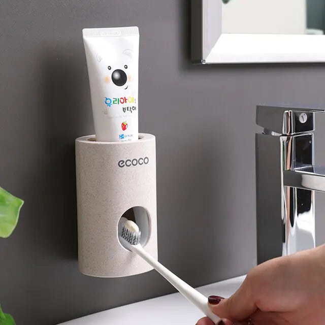 Wall Mounted Automatic Toothpaste Dispenser - SkyHavenZen llc