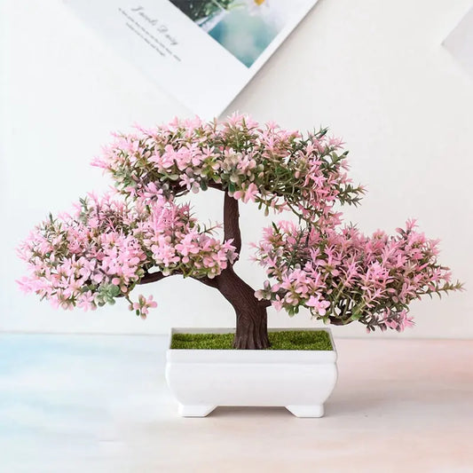 Artificial Plants Pine Bonsai Small Tree Pot - SkyHavenZen llc