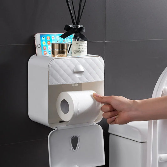 Waterproof Wall Mount Toilet Paper Holder - SkyHavenZen llc