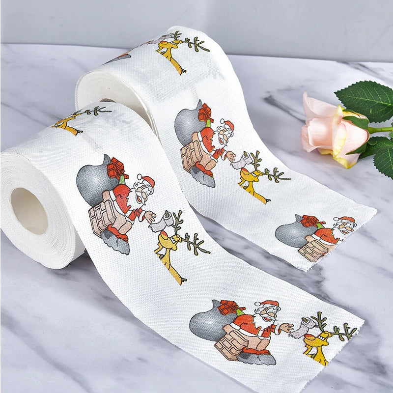 Santa Claus Bath Toilet Roll Paper - SkyHavenZen llc