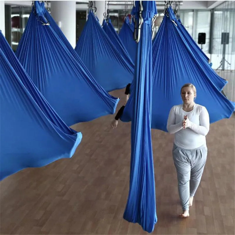 Elastic 5 Meters 2017 Aerial Yoga Hammock Flying Swing - Sky Haven Zen