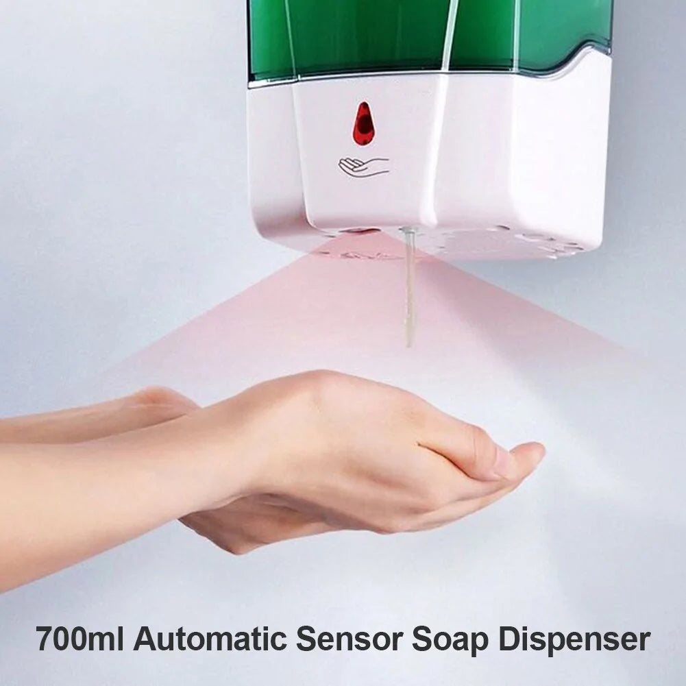 700ml Touchless Wall-Mounted Automatic Hand Sanitizer Dispenser - SkyHavenZen llc