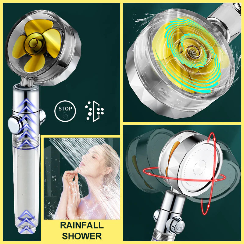 Propeller Shower Head - SkyHavenZen llc