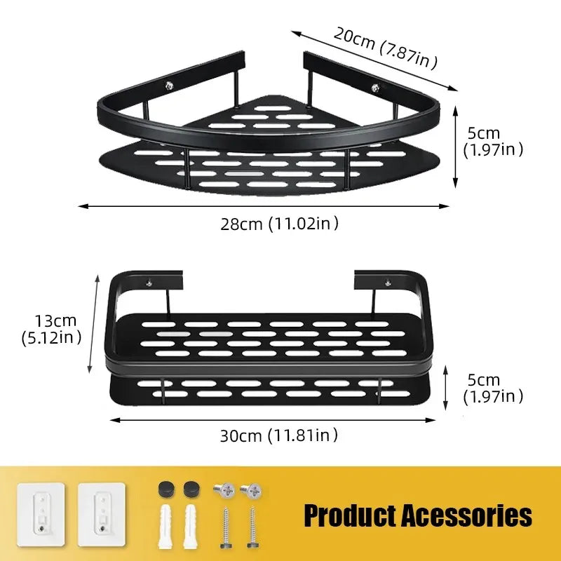 Bathroom Shelf Kitchen Storage Organizer - Sky Haven Zen