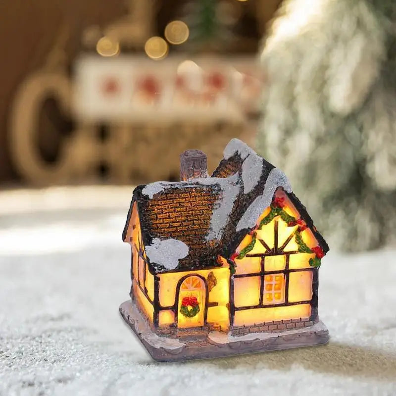 Resin Christmas Houses Desk Village - SkyHavenZen llc