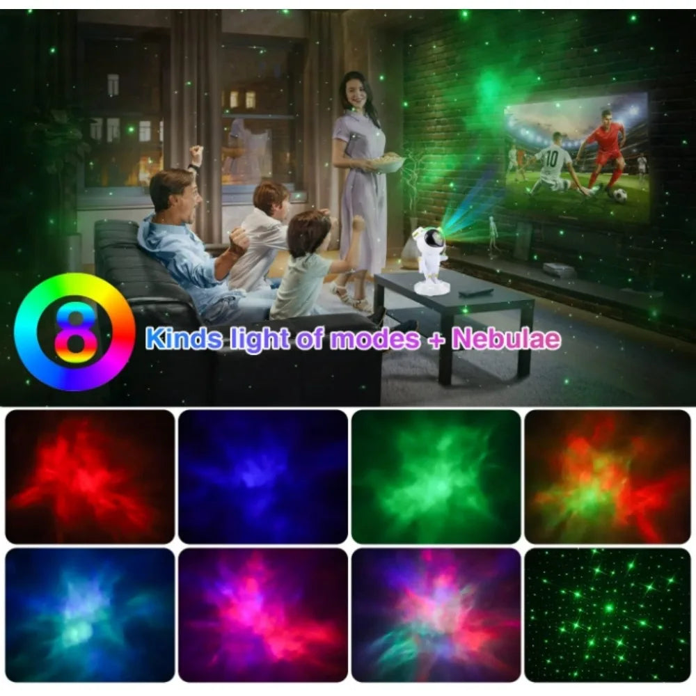 Astronaut Projector Space Star Projector for Bedroom- Night Light - SkyHavenZen llc