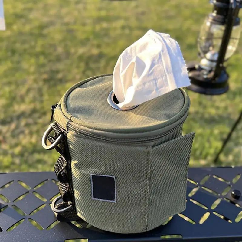 Tactical Roll Paper Storage Bag Hanging Toilet Tissue Paper - SkyHavenZen llc