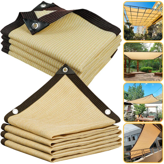 Outdoor garden sunshade net, terrace sunshade, camping sunshade net - SkyHavenZen llc