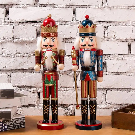 30/38cm Christmas Nutcracker Hand Painted - SkyHavenZen llc