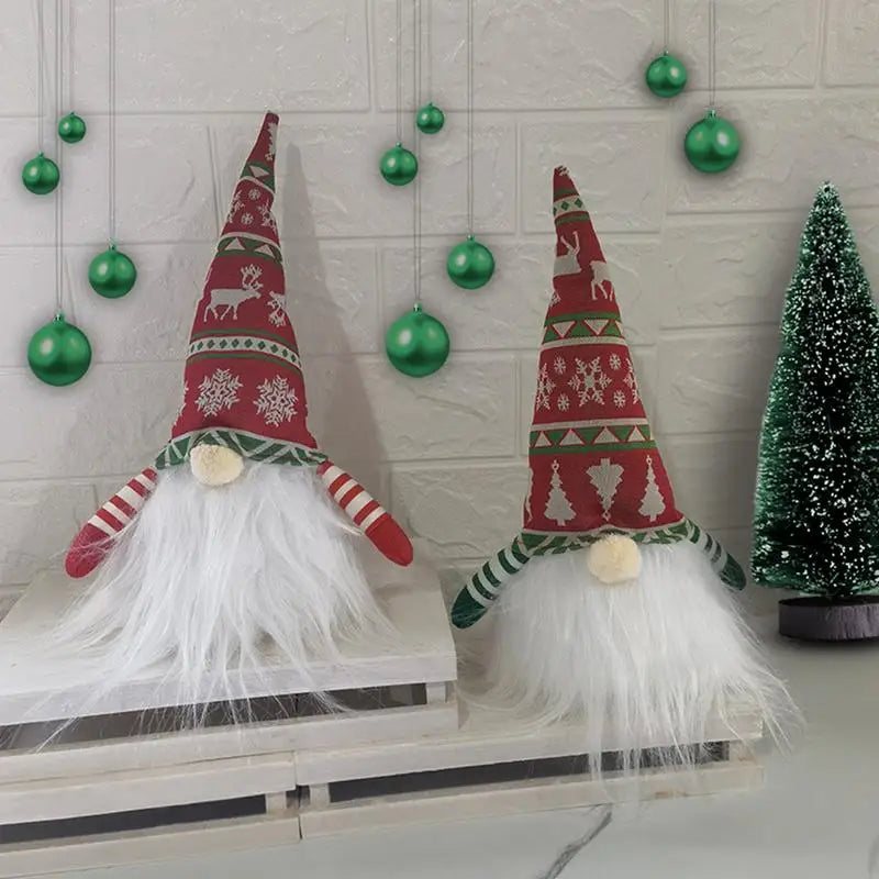 Gnome Christmas Decorations Light Up Christmas Gnomes - SkyHavenZen llc