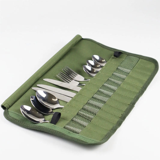 Portable Cutlery Bag Outdoor Camping Picnic Tableware - SkyHavenZen llc