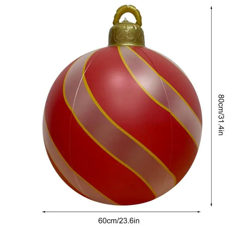 Light Up Inflatable Christmas Ball - SkyHavenZen llc