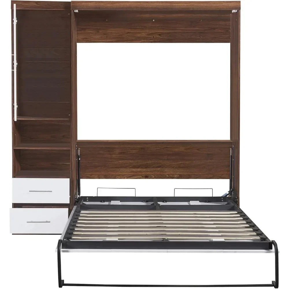 Full Murphy Space-Saving Wall Bed with Cabinet