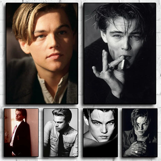 Leonardo DiCaprio Movie Star Actor Canvas Poster