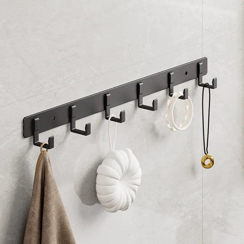 Space Aluminum Black Hook Bathroom Towel Hook - Sky Haven Zen