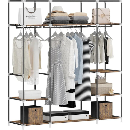 64in Portable Closet for Bedroom - SkyHavenZen llc