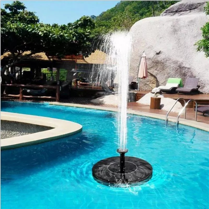 Solar Fountain Garden Water Fountain Pool Decoration - SkyHavenZen llc