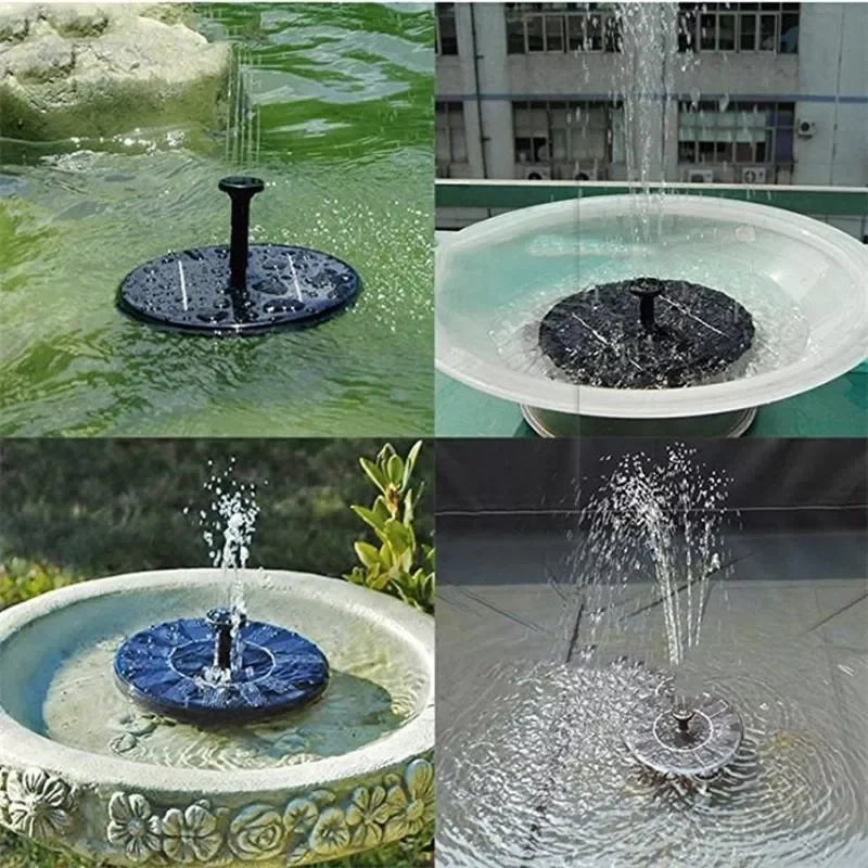 Solar Fountain Garden Water Fountain Pool Decoration - SkyHavenZen llc