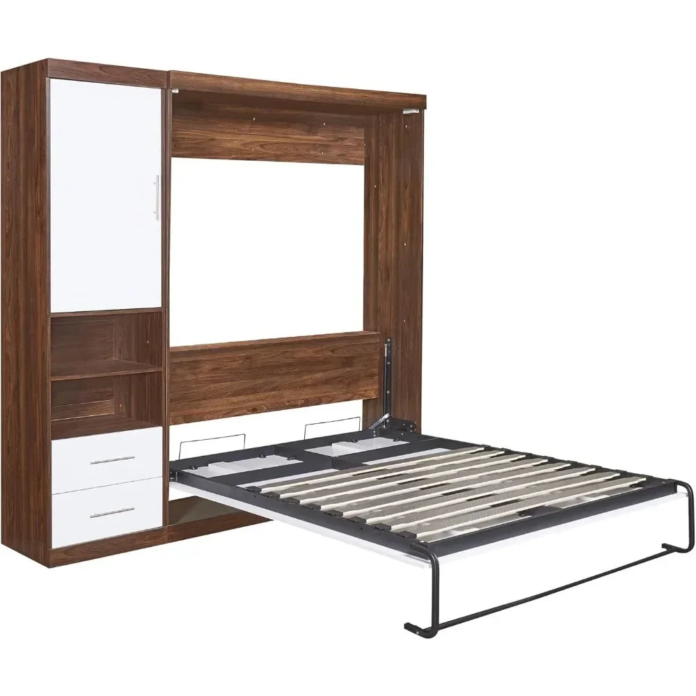 Full Murphy Space-Saving Wall Bed with Cabinet