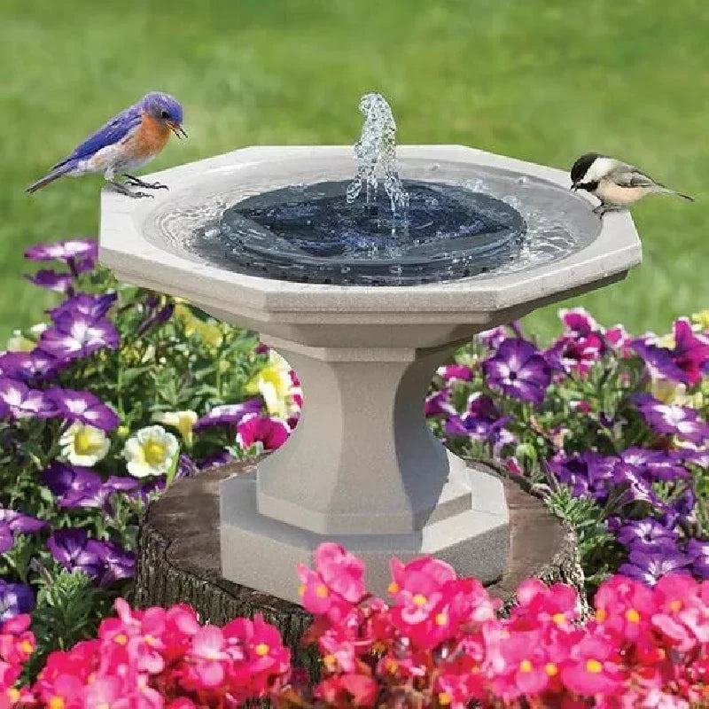 Solar Fountain Garden Water Fountain Pool Decoration - SkyHavenZen llc