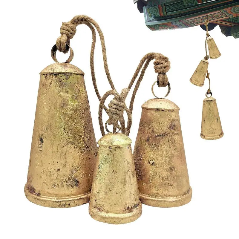 Christmas Bell Antique Vintage Cow Bells - SkyHavenZen llc