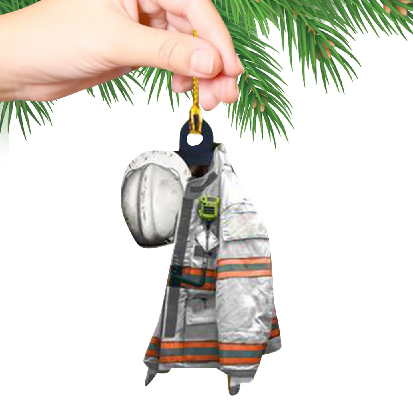 Hanging Fireman Tree Ornament - SkyHavenZen llc