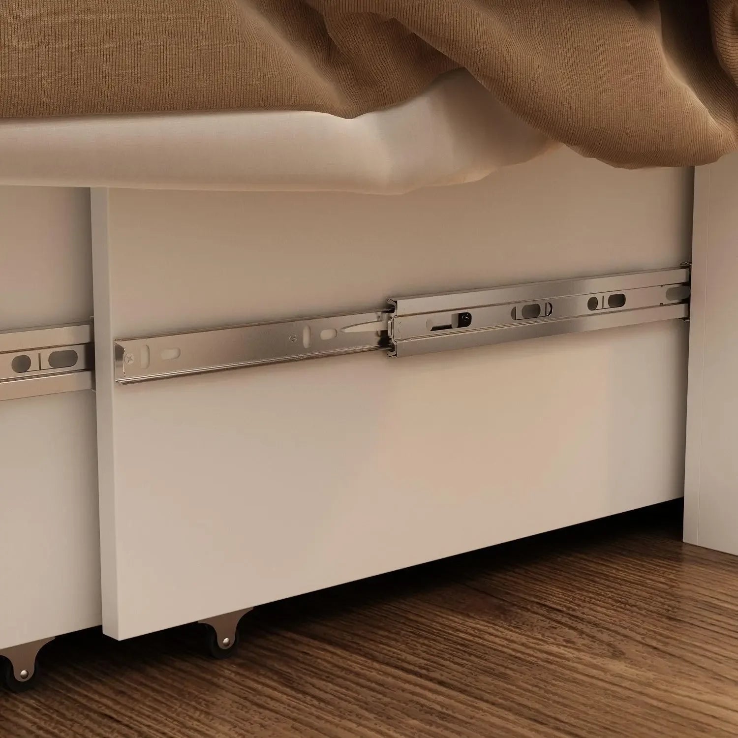 Queen Size Murphy Bed with Charging Station & Drawer - SkyHavenZen llc