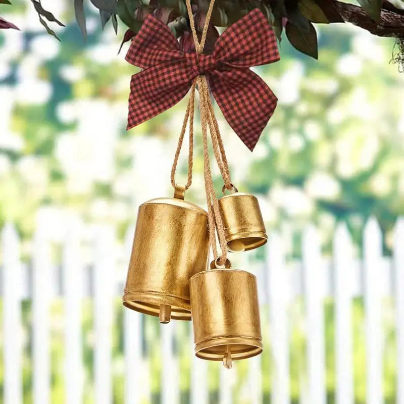 Christmas Bell Antique Vintage Cow Bells - SkyHavenZen llc