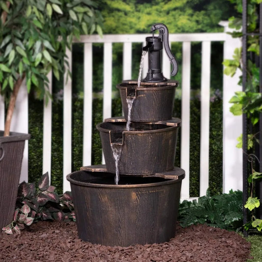 Old-Fashioned Waterfall Decoration outdoor Fountains