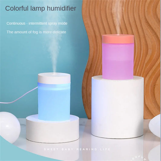 Air Humidifiers Portable USB Diffuser With Cool Mist Ultrasonic Mist Maker For Bedroom Home Car Plants Air Purifier - SkyHavenZen llc