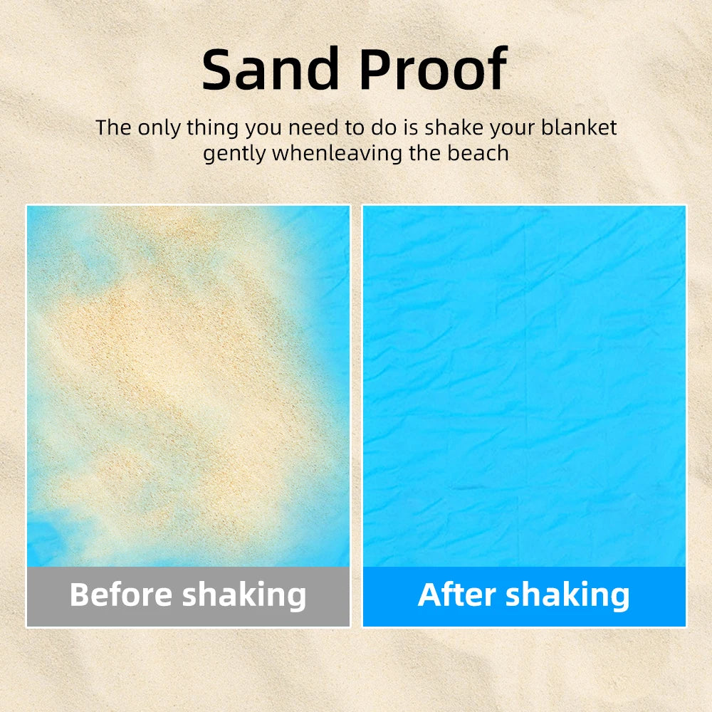 Waterproof Beach Mat Extra Large Outdoor - SkyHavenZen llc