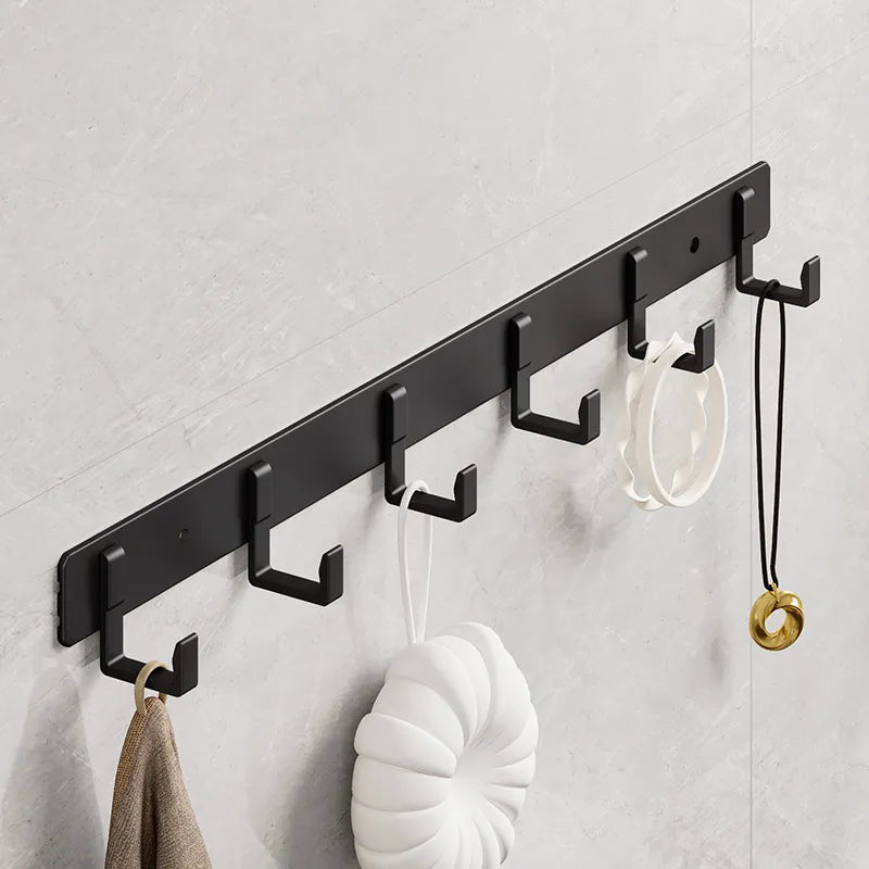 Space Aluminum Black Hook Bathroom Towel Hook - Sky Haven Zen