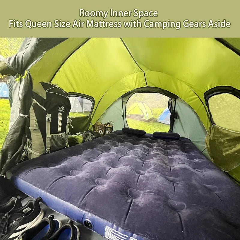 -up Camping Tent: 2 Person Tent Waterproof Instant Easy Setup Family Tent - SkyHavenZen llc