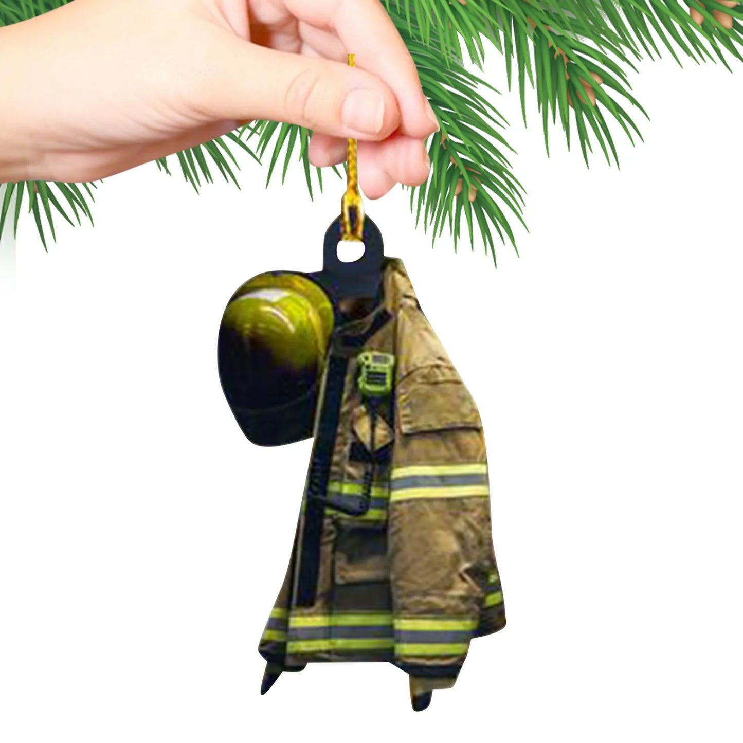 Hanging Fireman Tree Ornament - SkyHavenZen llc