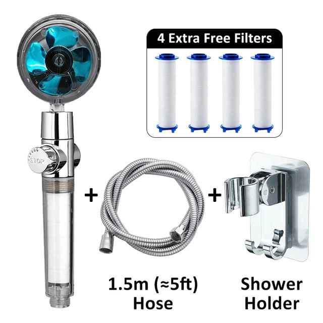 Propeller Shower Head - SkyHavenZen llc