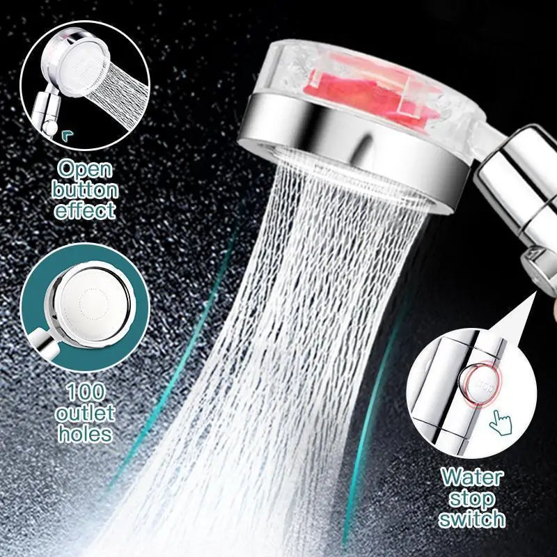 360 Rotating High Pressure Water Saving Shower Head - SkyHavenZen llc