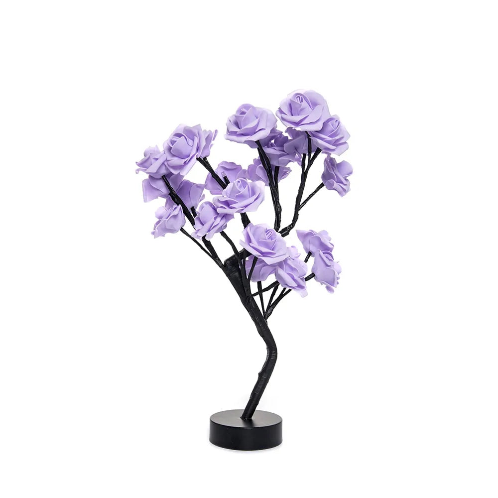 LED Rose Flower Table Lamp - SkyHavenZen llc